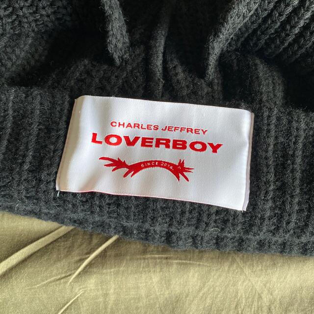 Charles Jeffery LOVERBOY 猫耳　ニット帽 メンズの帽子(ニット帽/ビーニー)の商品写真