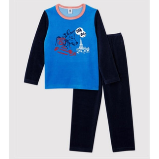 プチバトー(PETIT BATEAU)のラスト1set✴︎プチバトー　完売ベロアパジャマ　10ans/140(パジャマ)