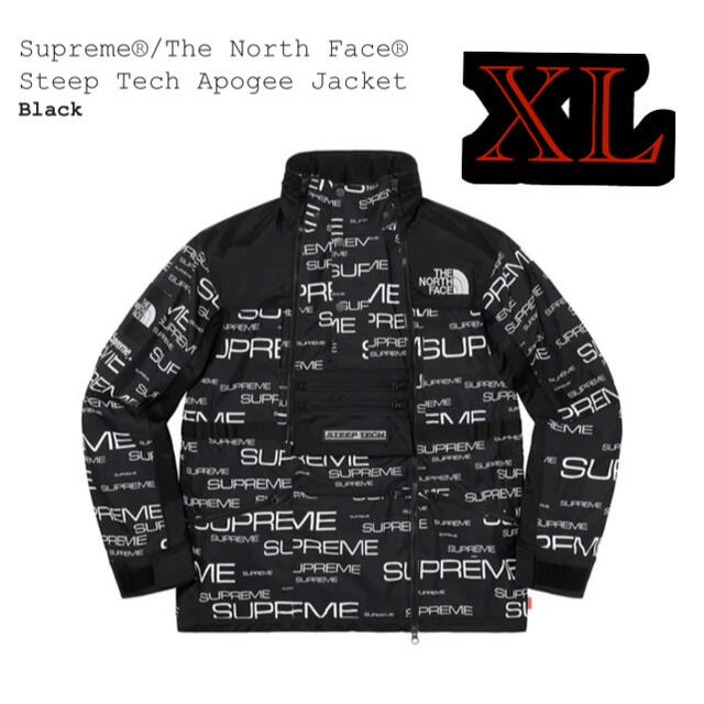 売れ筋商品 Supreme - Supreme® Steep Tech Apogee Jacket 黒 XL