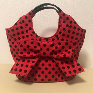 ケイトスペードサタデー(KATE SPADE SATURDAY)のケイトスペード　可愛い　リボンハンドバック(トートバッグ)