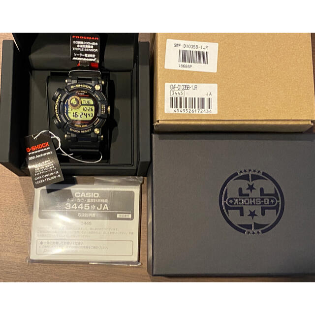 35周年　CASIO G-SHOCK フロッグマン GWF-D1035B-1JR メンズの時計(腕時計(デジタル))の商品写真
