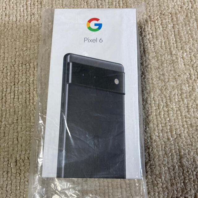 Google Pixel(グーグルピクセル)のgoogle pixel 6 128GB Stormy Black simフリー スマホ/家電/カメラのスマートフォン/携帯電話(スマートフォン本体)の商品写真