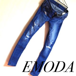 エモダ(EMODA)のEMODA # クラッシュスキニーパンツ(デニム/ジーンズ)