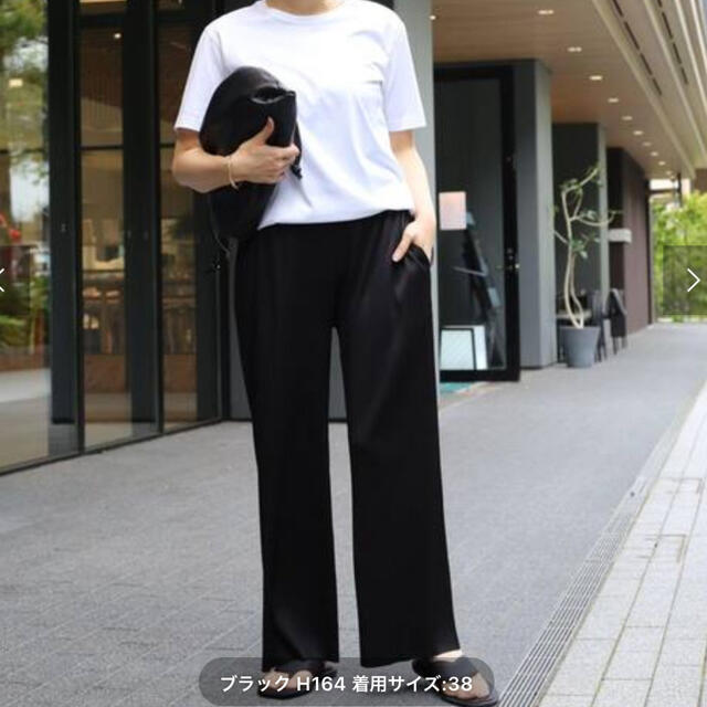 未使用 トリアセプリーツ パンツ ベージュ 38