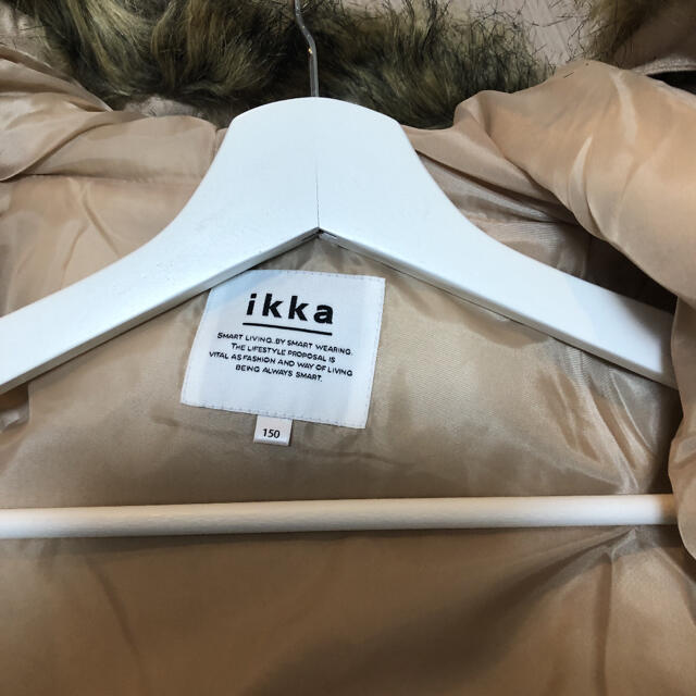 ikka(イッカ)のIkka イッカダウンコート ダウンジャケット キッズ/ベビー/マタニティのキッズ服女の子用(90cm~)(ジャケット/上着)の商品写真