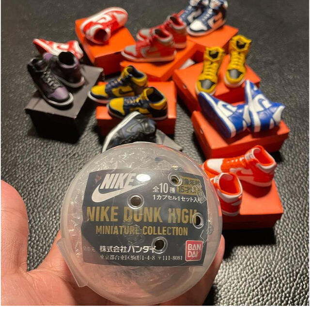 【7種】NIKE DUNK HIGH miniature collection