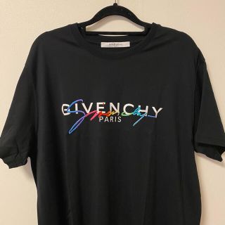 ジバンシィ(GIVENCHY)の【超美品】GIVENCHY(ジバンシー) レインボーロゴ　Tシャツ　S(Tシャツ/カットソー(半袖/袖なし))