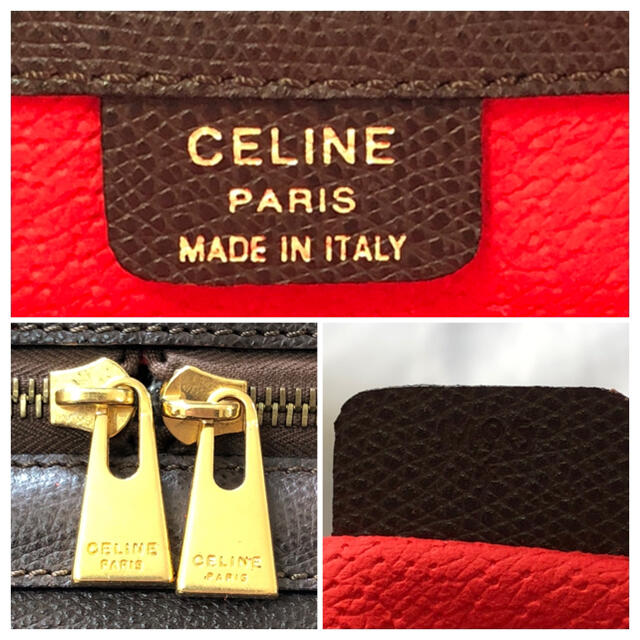 celine(セリーヌ)の美品⭐️セリーヌ オールレザー ゴールド金具 2way ボストンバッグ 茶色 レディースのバッグ(ボストンバッグ)の商品写真