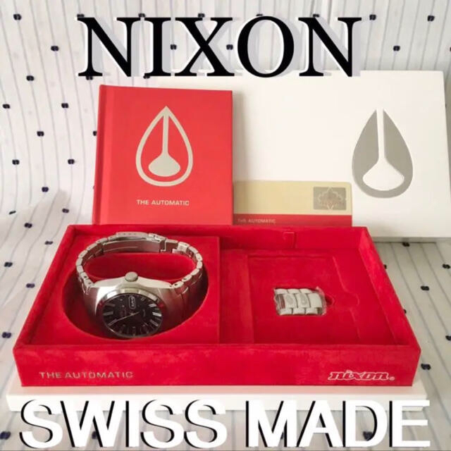 nixon ニクソン　限定　Automatic ブラック　black 腕時計
