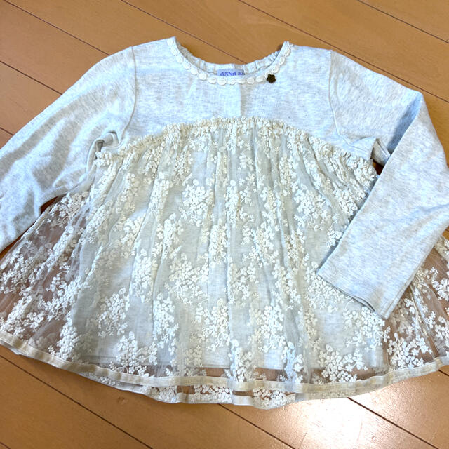 ANNA SUI mini(アナスイミニ)のアナスイミニ　トップス　チュール　チュニック キッズ/ベビー/マタニティのキッズ服女の子用(90cm~)(Tシャツ/カットソー)の商品写真