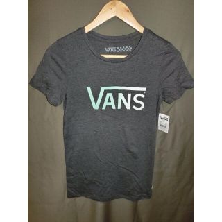 ヴァンズ(VANS)のUSA購入 アメカジ【VANS】バンズ ロゴプリントTシャツUS S 濃灰(Tシャツ(半袖/袖なし))