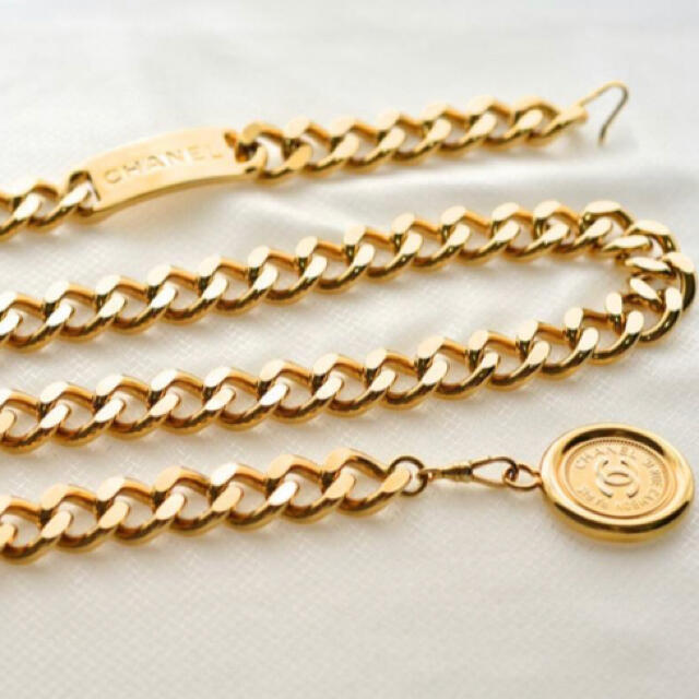 CHANEL - シャネル☆チェーンベルト☆ココマーク☆ロゴ☆コイン