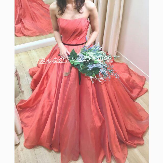 美しい カラードレス オレンジ 前撮り 結婚式 披露宴 挙式 人気上昇 メール便なら送料無料 Kulhaj Cz