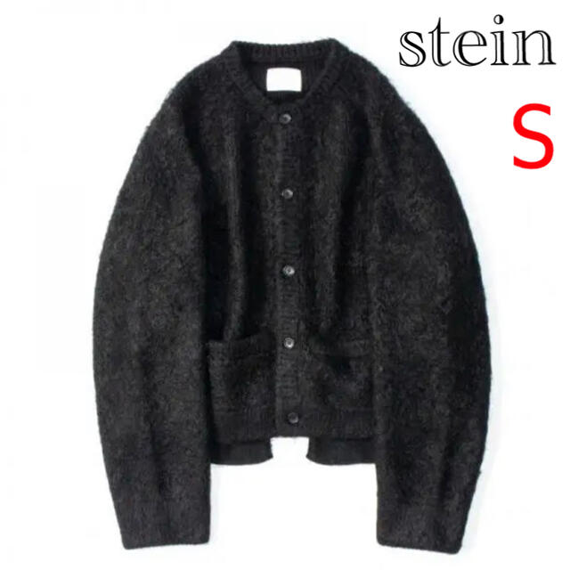 stein SUPER KID MOHAIR CARDIGAN BLACK-