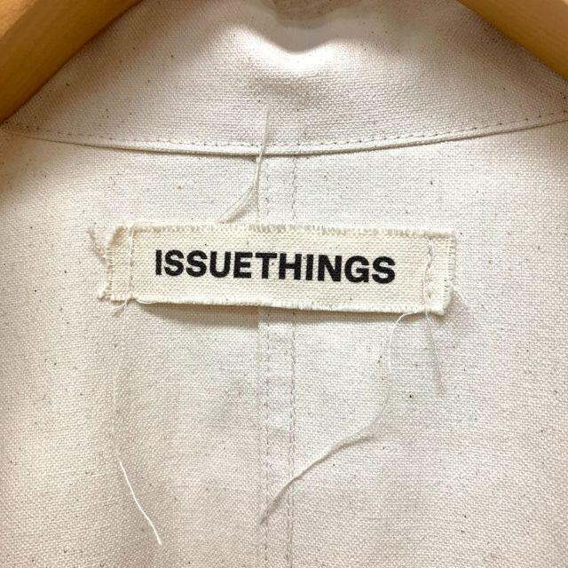 1LDK SELECT(ワンエルディーケーセレクト)の【ほぼ新品】 20AW ISSUETHINGS TYPE-3 コート 生成り メンズのジャケット/アウター(モッズコート)の商品写真