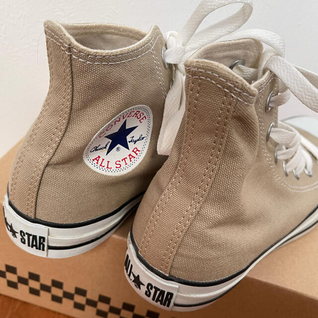 CONVERSE(コンバース)のCONVERSE コンバース オールスター　ハイカット　ベージュ レディースの靴/シューズ(スニーカー)の商品写真