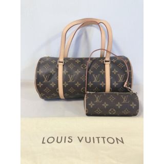 ルイヴィトン(LOUIS VUITTON)のルイヴィトン パピヨン　ポーチ付き(ハンドバッグ)