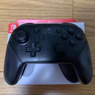 ニンテンドースイッチ(Nintendo Switch)のSwitch 純正プロコントローラー 左スティック不良 ジャンク扱い(家庭用ゲーム機本体)