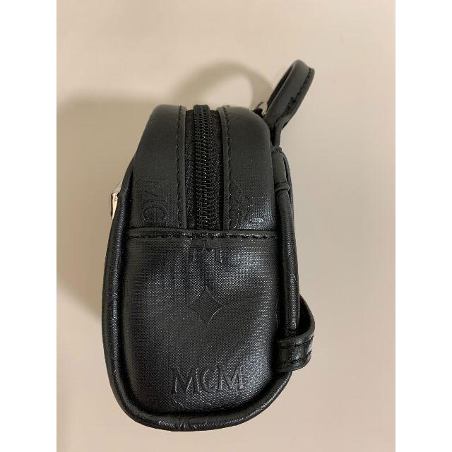 ☆極美品☆ MCM リュック型キーホルダー チャーム 黒 3