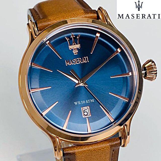 だけでなく Maseratiマセラティ 新品 ブラウンレザーの通販 By おっ得ラボ ラクマ