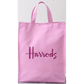 ハロッズ(Harrods)の新品未使用 Harrods ハロッズ トートバッグ ピンク(トートバッグ)