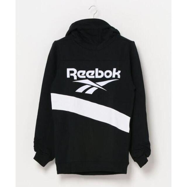 Reebok(リーボック)の【完売品】Reebok クラシックス 　ロングパーカー　ブラック　L レディースのトップス(パーカー)の商品写真