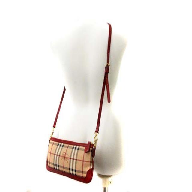 BURBERRY - バーバリー ショルダーバッグ PVC ノバチェック シャドー