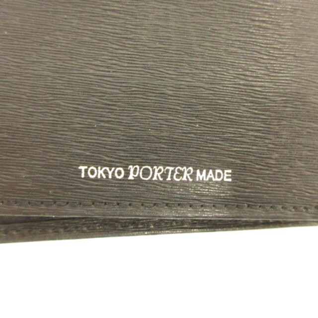 PORTER(ポーター)のポーター 吉田カバン カレント 二つ折り財布 財布 小銭入れ レザー 黒 メンズのファッション小物(折り財布)の商品写真