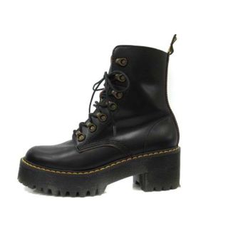 ドクターマーチン(Dr.Martens)のドクターマーチン レオナ 7 フック ブーツ ショート レースアップ UK5 黒(ブーツ)