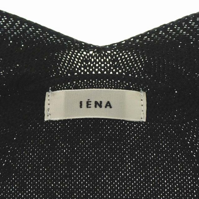 イエナ IENA 21AW ニット セーター 薄手 長袖 黒 ブラック 2