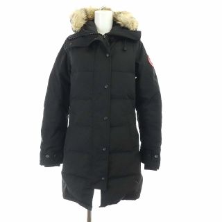 カナダグース(CANADA GOOSE)のカナダグース マッケンジーパーカ ダウンコート フード コヨーテファー S 黒(ダウンコート)