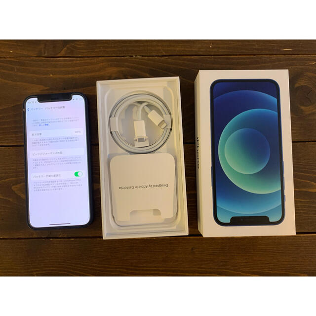 iPhone(アイフォーン)の【SIMフリー】iPhone12 mini 64GB Blue 【Apple】 スマホ/家電/カメラのスマートフォン/携帯電話(スマートフォン本体)の商品写真