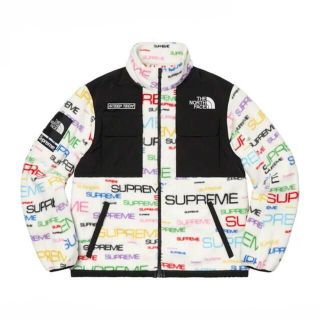 シュプリーム(Supreme)のSupreme north face fleece white XL(ブルゾン)