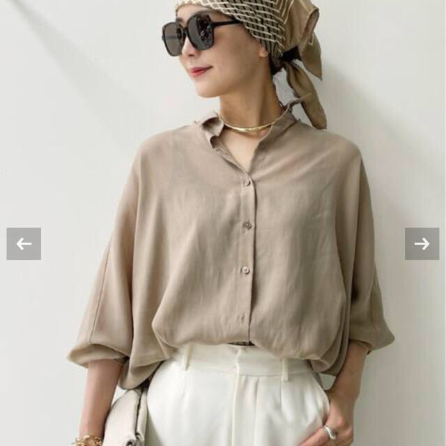 レディースL'Appartement Dolmansleeve Sheer Blouse