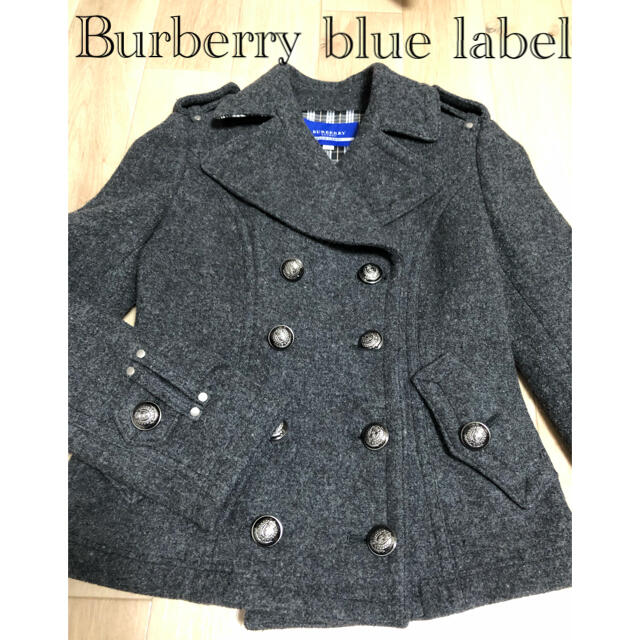 Burberry blue label Pコート ピーコート
