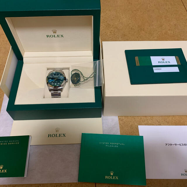 ROLEX(ロレックス)のイチロー様専用①ROLEX ミルガウス Zブルーダイヤル メンズの時計(腕時計(アナログ))の商品写真