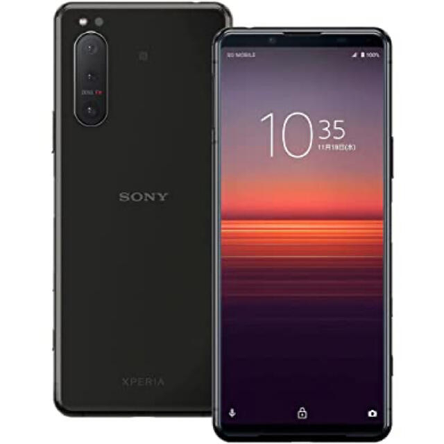 上質で快適 Xperia5II - Xperia XQ-AS72 ブラック SIMフリー 8GB+256GB
