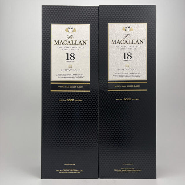 【お取り寄せ】 サントリー - 2本セット　サントリー　マッカラン　18年　新品・箱付 ウイスキー