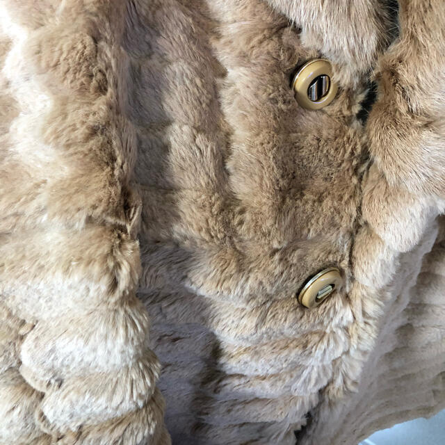 Santa Monica(サンタモニカ)のヴィンテージ　ラビット　ファーコート レディースのジャケット/アウター(毛皮/ファーコート)の商品写真