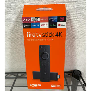 AmazonFire TV Stick 4K Alexa対応音声認識リモコン付属(その他)