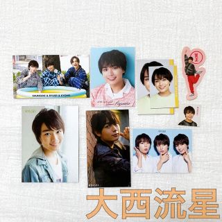 ジャニーズ(Johnny's)の大西流星 デタカ 厚紙 シール(アイドルグッズ)