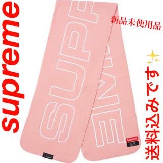 supreme Polartec Logo Scarf 黒 新品 未使用