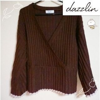 ダズリン(dazzlin)のdazzlin  ダズリン フロントクロス  ベルト付き ニット セーター(ニット/セーター)