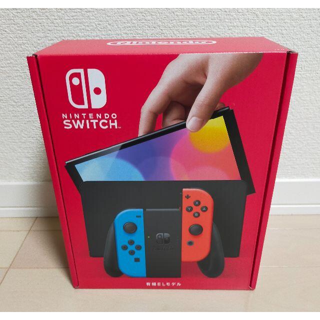 エンタメ/ホビーNintendo Switch 本体 有機ELモデル ネオンブルー ネオンレッド