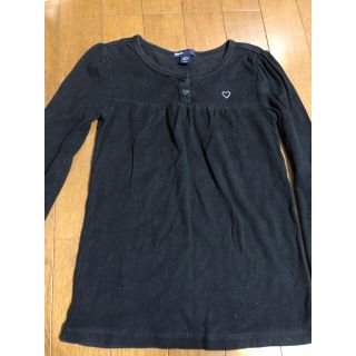 ギャップキッズ(GAP Kids)のGAP 黒　長袖(Tシャツ/カットソー)