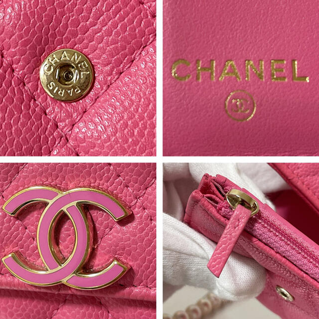 CHANEL(シャネル)の【30番台・美品 CHANEL】ベビーピンク&ココマークが可愛い(๑˃̵ᴗ˂̵) レディースのファッション小物(財布)の商品写真