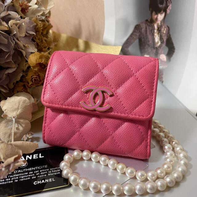 30番台・美品 CHANEL】ベビーピンク&ココマークが可愛い(๑˃̵ᴗ˂̵