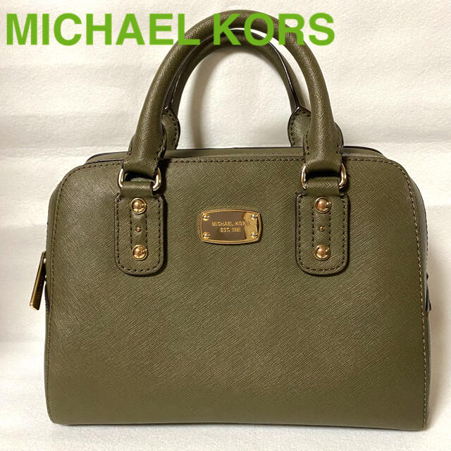 Michael Kors(マイケルコース)のマイケルコース ハンドバッグ ショルダーバッグ　カーキ レディースのバッグ(ハンドバッグ)の商品写真