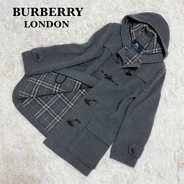 【デザイン】 BURBERRY - バーバリー ダッフルコート ノバチェック ロング トグル イングランド製の トラブル