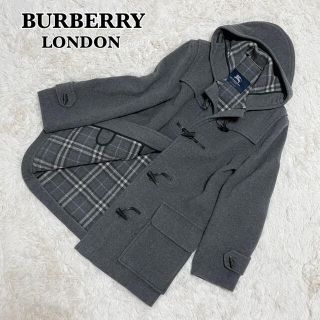 バーバリー(BURBERRY)のバーバリー ☆ ダッフルコート ノバチェック ロング トグル イングランド製(ダッフルコート)